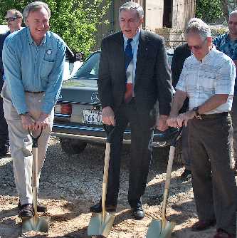 Ground Breaking Kemah Mayor King, John Clear Lake Shores