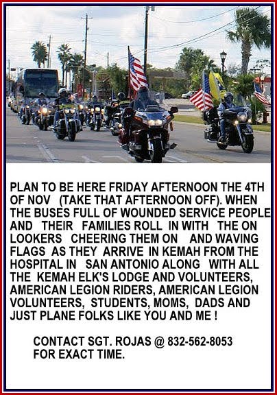 PLAN TO BE HERE FRIDAY AFTERNOON THE 4TH OF NOV. WHEN THE BUSES