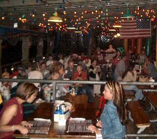 Revelers at Joe's Crab Shack