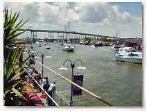 Kemah, Texas Bridge over Clear Creek