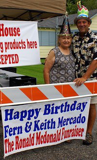 Fern & Keith Mercados Bday and Ronald McDonald House Funraiser