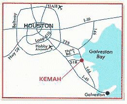 Map of Kemah