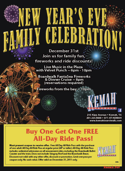 Kemah.Net New Years Eve Party Guide 2012 BRINGING IN TWENTY twelve KEMAH STYLE