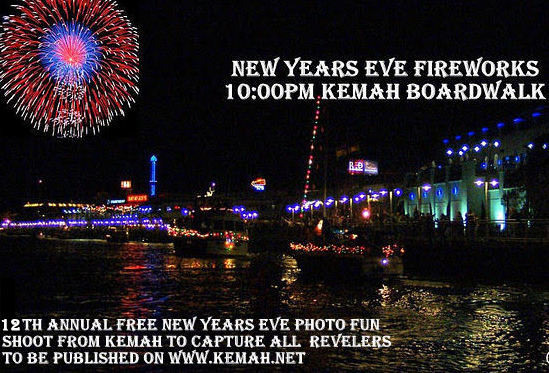 New
                                            Years Eve Fireworks 10:00pm
                                            Kemah Boardwalk by
                                            Kemah.net