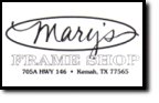 mary's frame shop